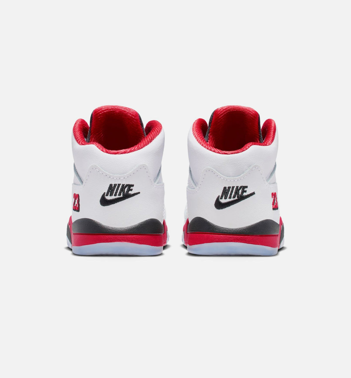 Air Jordan 5 Retro Fire Red Infant & Toddler Sneakers - Fire Red / White