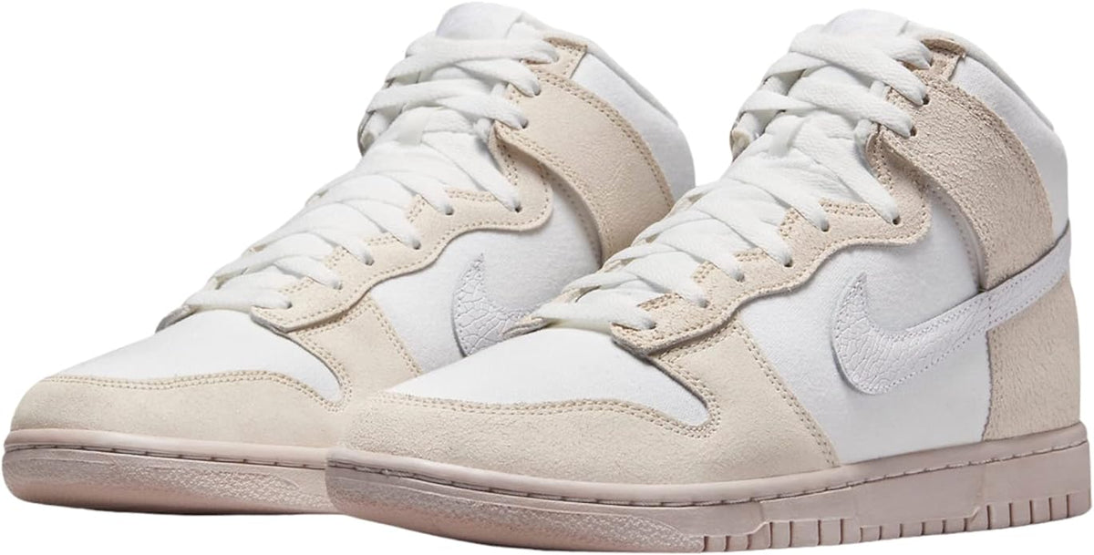 Men's Nike Dunk HI Retro PRM Summit White/White-Phantom (DV0822 100)