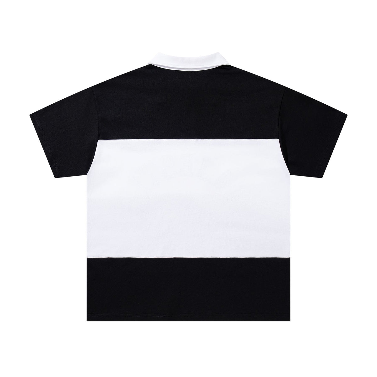 MAJESTIK XX Sports Graphic Zip Polo Shirt