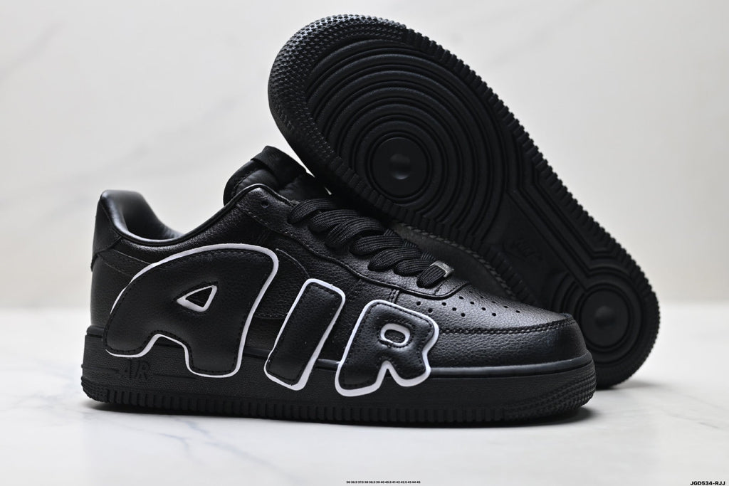 Nike Air Force 1 Low Black Outline Graphic Unisex Sneakers Style 20