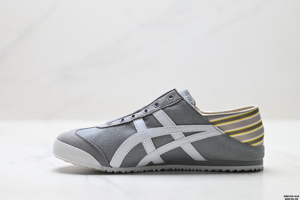 Onitsuka Tiger Retro Low Top Gray White Unisex Shoes Style 05