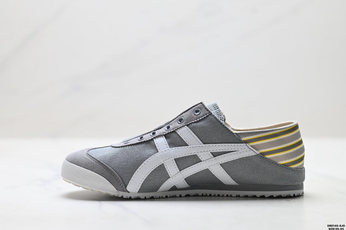 Onitsuka Tiger Retro Low Top Gray White Unisex Shoes Style 05