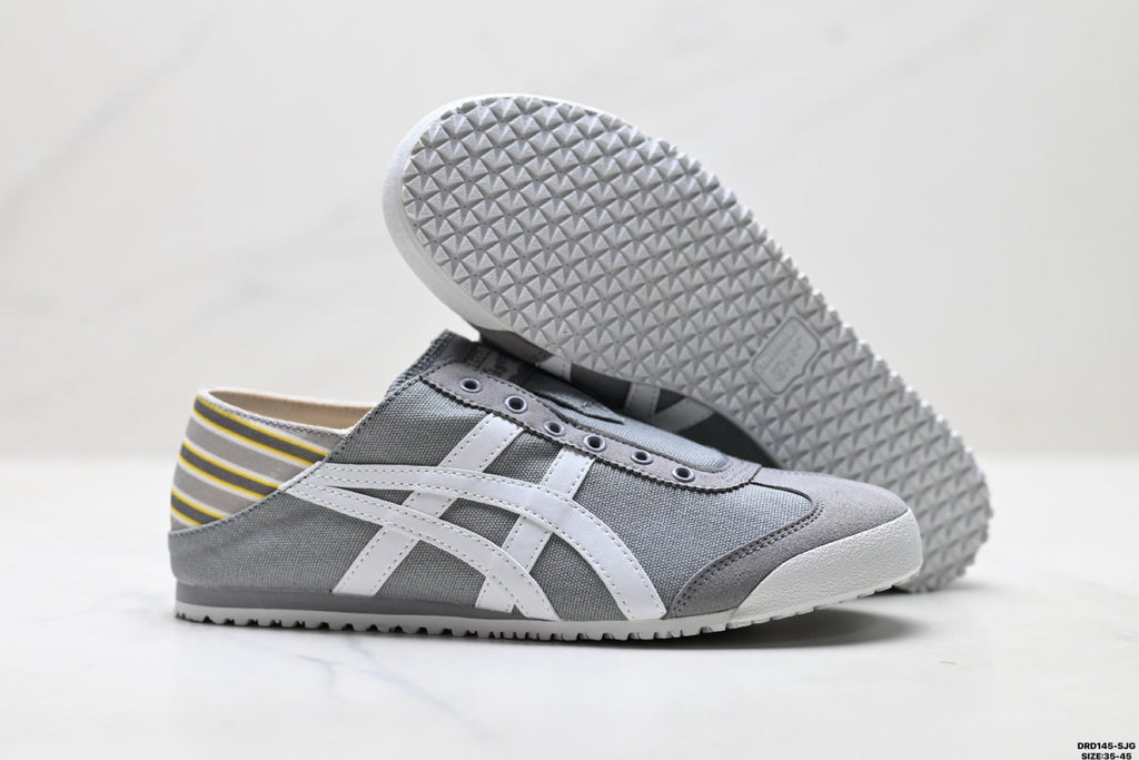 Onitsuka Tiger Retro Low Top Gray White Unisex Shoes Style 05