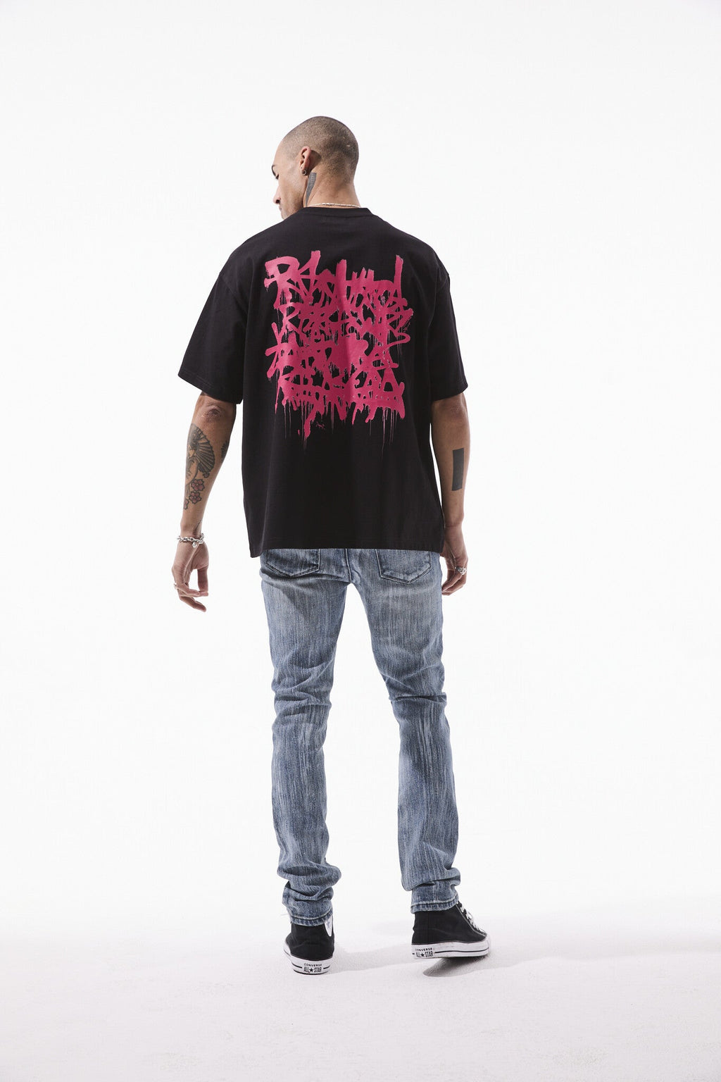 RTA Graffiti Pink Colin Tee