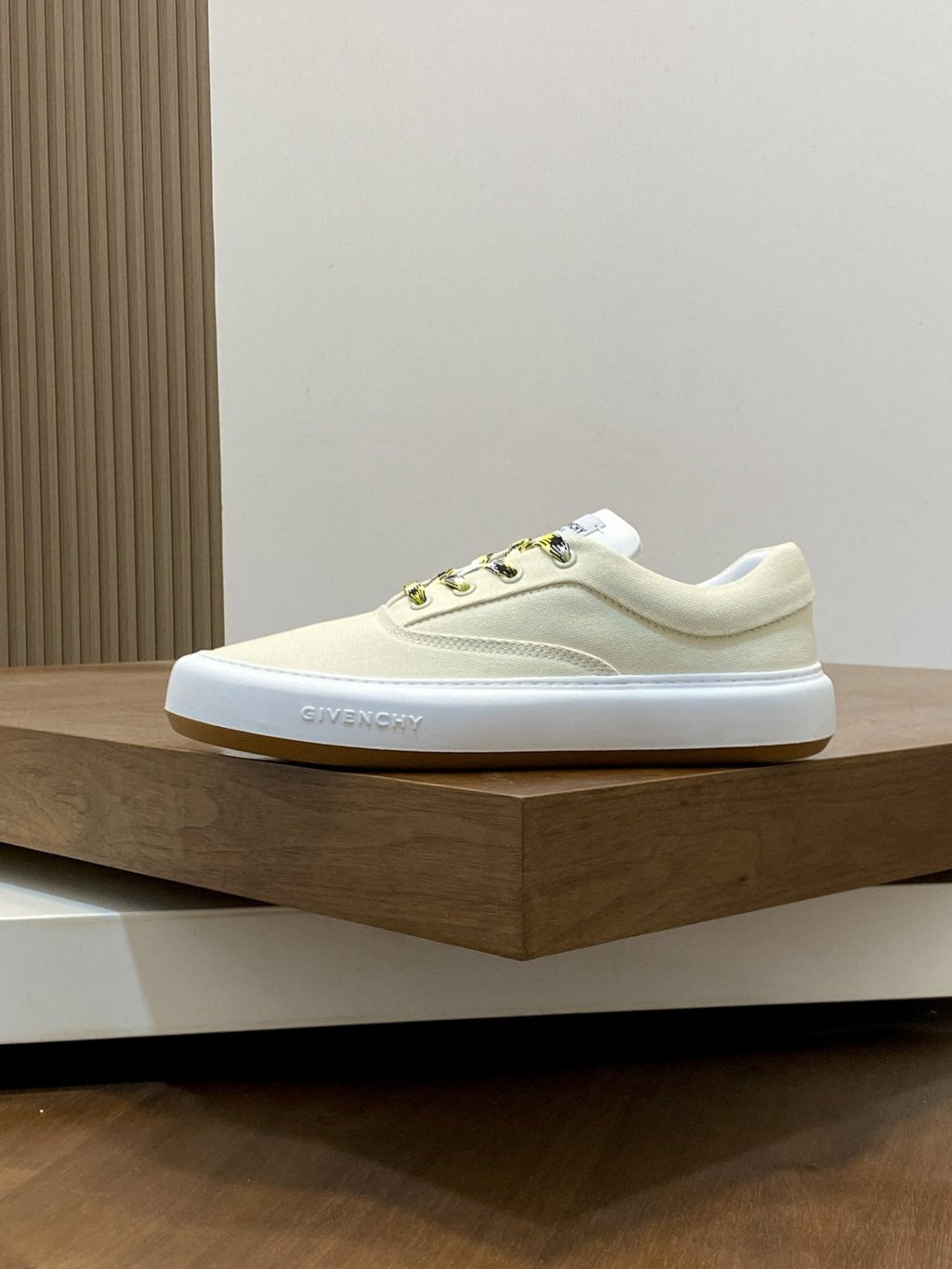 Givenchy Cream Low-Top Sneakers
