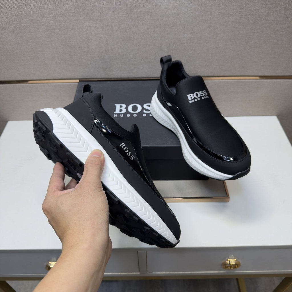 Hugo Boss Black Slip-On Shoes