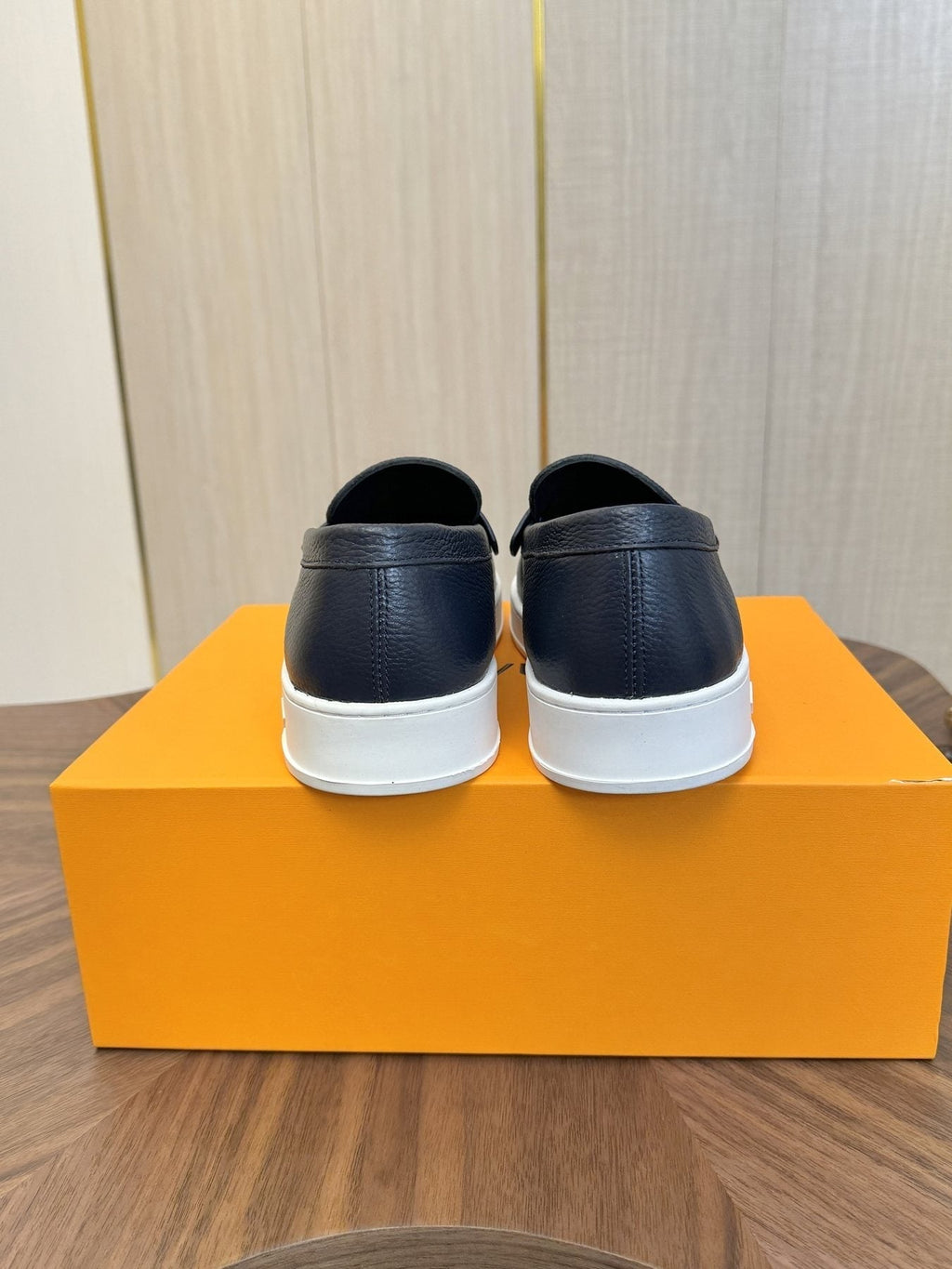 Louis Vuitton Logo Strap Slip-On Shoes
