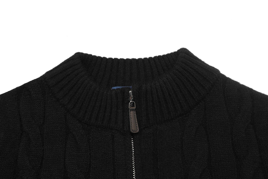 Ralph Lauren Cable-Knit Quarter-Zip Sweater