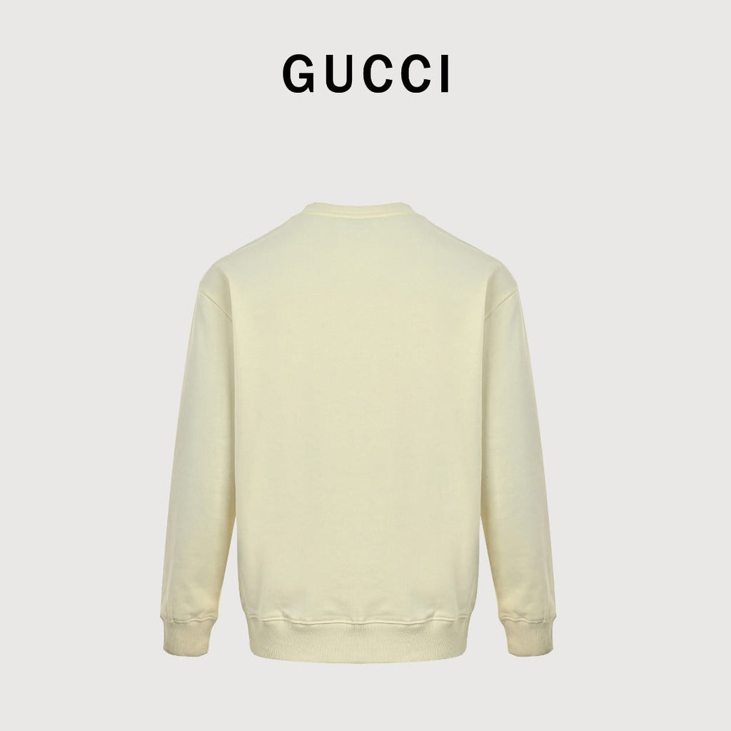 Gucci Whimsical Cartoon Cat Gang Series Crewneck Sweatshirt
